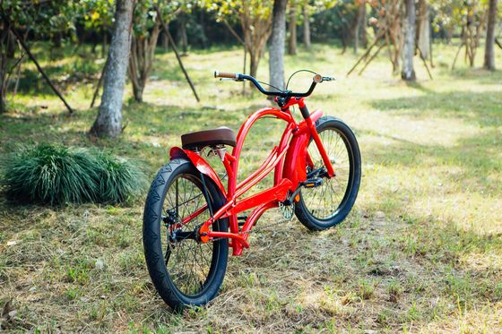 Αλουμινίου Rim 24 &quot;x3.0 CE Αμερικανική Long Hi-Ten Steel Frame Chopper Beach Cruiser ποδήλατο