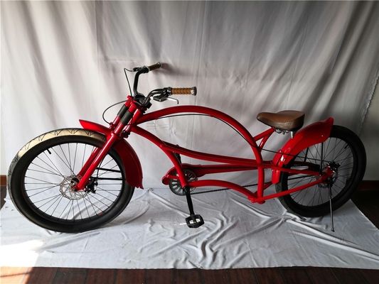 Fat Tire 26 &quot;Εκτεταμένο Beach Cruiser Bike με ατσάλινο πλαίσιο και τεχνολογία δίσκου φρένων