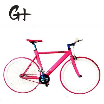 ODM Logo OEM Χρώμα 700C Single Speed Track Bike με ελαφρύ πλαίσιο αλουμινίου και πιρούνι