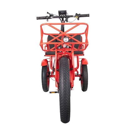 Τρικυκλίτης με ηλεκτρική κάθισμα 45KM / H με 750W μπροστινό κινητήρα Bafang και μπαταρία 21AH
