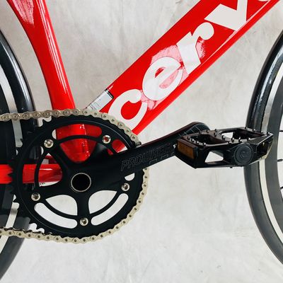 12KG 700C Single Speed Track Aluminum Frame Fixed Gear Bike με πιρούνι από ανθρακική ίνα