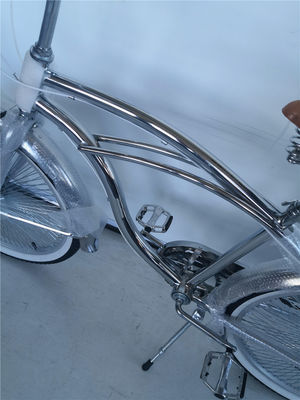 160kg χωρητικότητα φορτίου Shimano Grip 26 Lowrider πλήρης Chrome ποδήλατο για σας