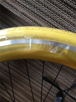 Προσαρμοσμένο 700C Fixed Gear Bike Wheel Set με χρώμα Pantone και 32-40H Spoke Hole