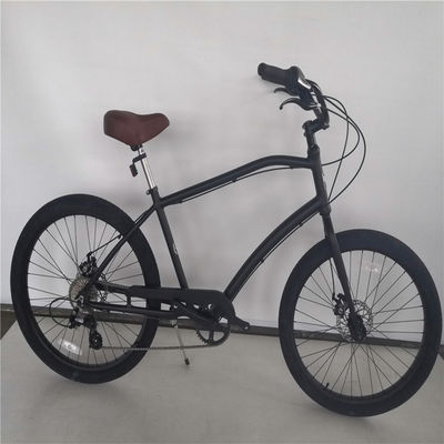 26*2.125 Ελαστικό Vintage Style Ενήλικας 26 ιντσών Single Speed Retro Chrome Beach Cruiser Bike Ποδήλατο