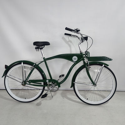 26 &quot;Μεγέθους τροχού Ενηλίκων Beach Cruiser Ποδήλατο σε πράσινο χρώμα με πίσω φρένο πεδίου