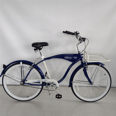 26 ιντσών Single Speed Adult Beach Cruiser Bike με μεταλλικό δίσκο Εύκολο μπροστινό δίσκο