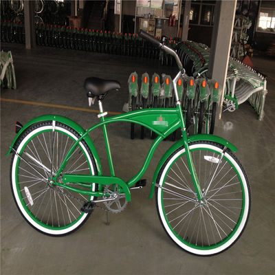 26 ιντσών Single Speed Adult Beach Cruiser Bike με μεταλλικό δίσκο Εύκολο μπροστινό δίσκο
