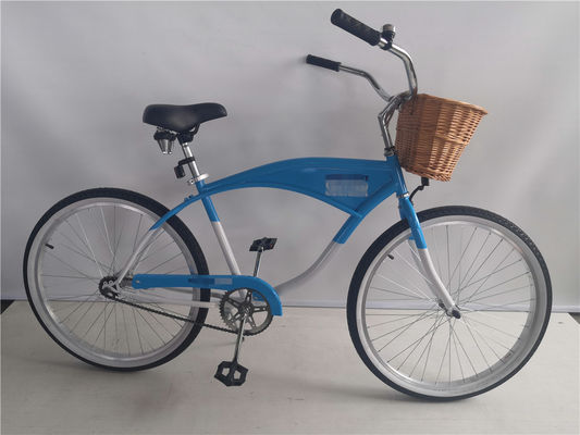 26 ιντσών Single Speed Adult Beach Cruiser Bike με μεταλλικό δίσκο Εύκολο μπροστινό δίσκο