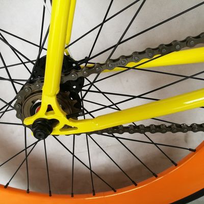 Εγκρίθηκε από την CE 700C 80MM Μεγάλη περιφέρεια πολύχρωμη μονής ταχύτητας σταθερή ταχύτητα ποδήλατο με 1.6m κράμα στέλεχος
