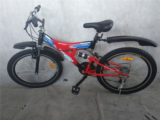 Ατσάλινο πλαίσιο 18 ταχύτητας MTB ποδήλατο πλήρης διπλής ανάρτησης Mountain Bike 24 για OEM