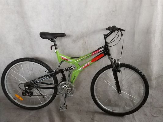 Ατσάλινο πλαίσιο 18 ταχύτητας MTB ποδήλατο πλήρης διπλής ανάρτησης Mountain Bike 24 για OEM