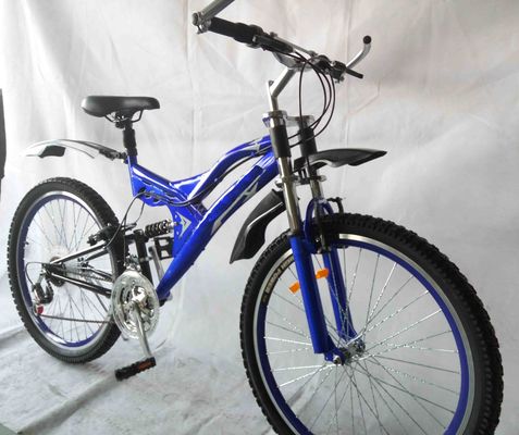 Ατσάλινο πλαίσιο 26 &quot; 21S πλήρης ανάρτησης Mountain Bike για CE πιστοποιημένο OEM εξατομίκευση