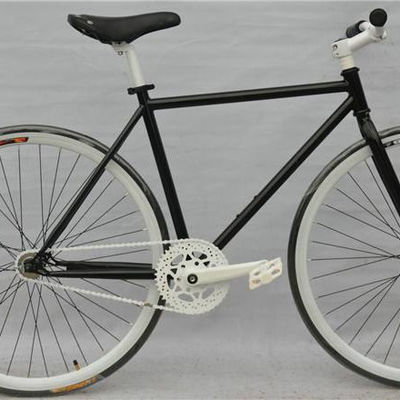 Steel Fork GHBIKE 700c Fixie Bike Fixed Gear Bike με αλυσίδα KMC και όμορφο σχέδιο