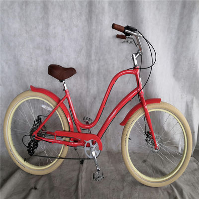 26 ιντσών Custom Stretch Single Speed Foot Brake Beach Cruiser Bike με συνηθισμένο πεντάλ