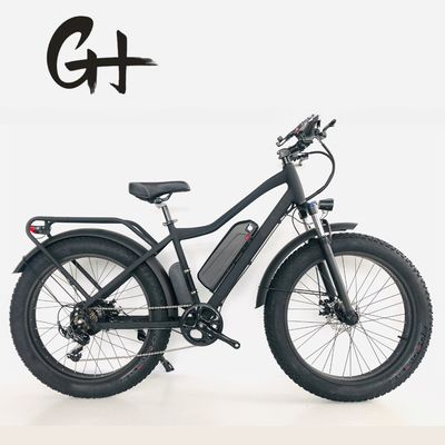 Δισκοφρένο 750W 48V Λιθιοηλεκτρική μπαταρία Ενηλίκων E Bike Fat Tire Ηλεκτρικό ποδήλατο 26 ιντσών με μέγιστη ταχύτητα 30-50Km / h