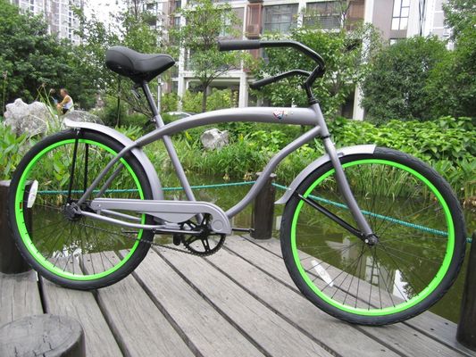 170MM Κρανκ άνετη σέλα 26inch Single Speed Coaster Φρένα Άνδρες Beach Cruiser ποδήλατο