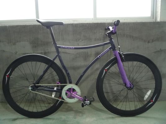 Ανοικτό RED MIX BULE πολύχρωμο Fixed Gear Bike Fixie ποδήλατο με ατσάλι 10kg
