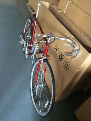 700C ποδήλατο δρόμου με Hi-Ten Steel Lugged Frame Shimano 14S κλασικό και φρένο καλιπέρ