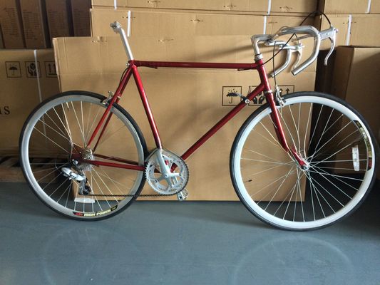 700C ποδήλατο δρόμου με Hi-Ten Steel Lugged Frame Shimano 14S κλασικό και φρένο καλιπέρ