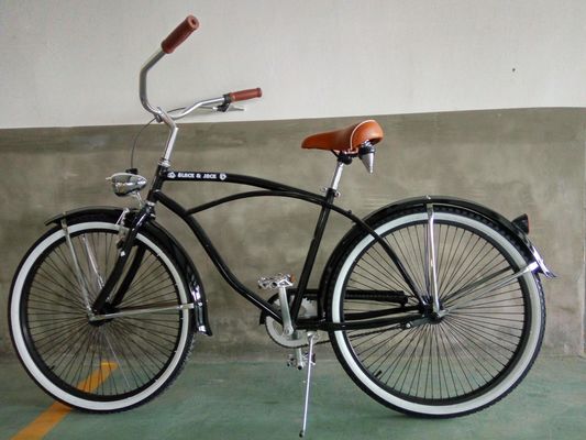 Μονή ταχύτητα 26 ιντσών ανδρών Beach Cruiser ποδήλατο με Hi-Ten ατσάλινο πλαίσιο και αλουμίνιο περιφέρεια