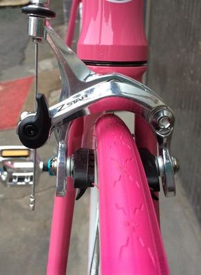 700C Fixed Gear Bike με μπροστινό φρένο φρένου αλουμινίου και μία ταχύτητα