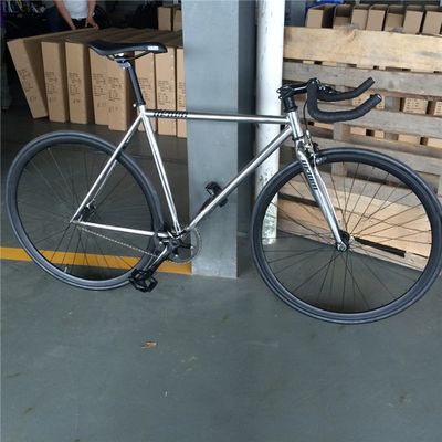 700C Single Speed Flip Flop Fixie Bike με σκληρό πλαίσιο 11kg OEM Προσαρμόστε το Chrome
