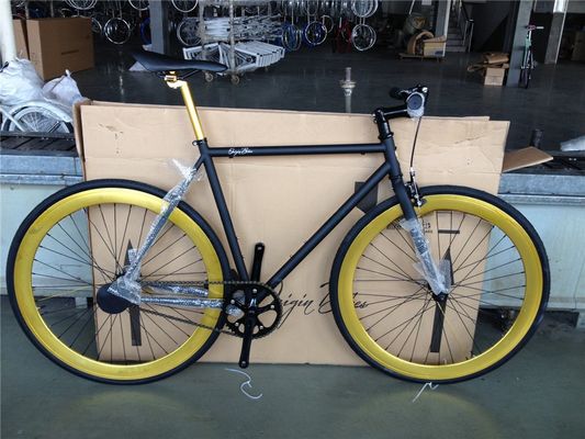 700C Single Speed Flip Flop Fixie Bike με σκληρό πλαίσιο 11kg OEM Προσαρμόστε το Chrome