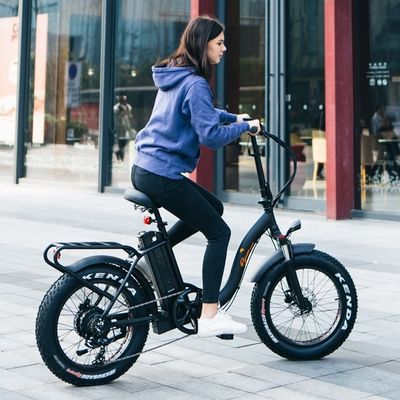 7 ταχύτητα 20 " 48V 750W 14AH 20MPH μπαταρία λιθίου OEM UL2849 ΗΠΑ Αγορά Ενήλικες Κυρία Γυναίκες Ηλεκτρικό αναδιπλούμενο χιόνι Μεγάλο επίπεδο ελαστικό ποδήλατο