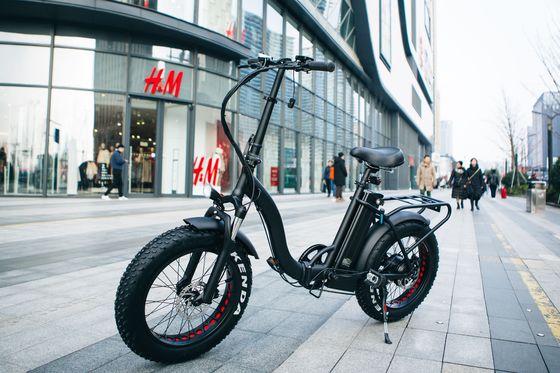 7 ταχύτητα 20 " 48V 750W 14AH 20MPH μπαταρία λιθίου OEM UL2849 ΗΠΑ Αγορά Ενήλικες Κυρία Γυναίκες Ηλεκτρικό αναδιπλούμενο χιόνι Μεγάλο επίπεδο ελαστικό ποδήλατο