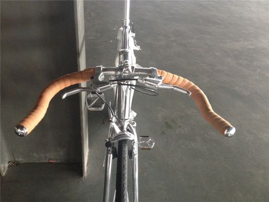 ΧΩΡΙΑ Δυνατό να αναδιπλωθεί 700C χρώμα Chrome Single Speed Adult Racing Fixie Bike από OEM Ταϊβάν