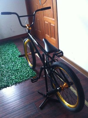 Βέλο PU Καρέκλα 20 &quot;x2.25 Κέντα Οδός OEM Χρυσό Χρώμα BMX ποδήλατο για μονοκίνητα γρανάζια