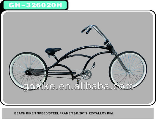 2013 Black Chopper Beach Cruiser ποδήλατο ποδήλατο με υλικό χάλυβα μαύρο/σε παραγγελία