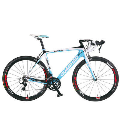 700C 18S Full Carbon Fiber Racing Road Bike με σκληρό σκελετό φρένων