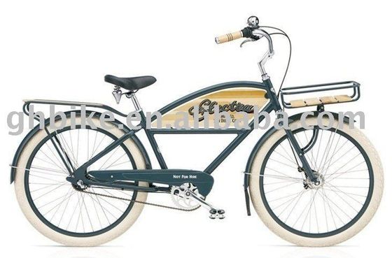 26 ιντσών Beach Cruiser ποδήλατο ανδρών με καλάθι και μεταφοράς CE πιστοποιημένο Nexus 3 Speed ποδήλατο