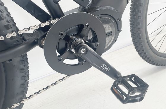 26*4&quot; πλάτος ελαστικού 48V 1000W 17AH BAFANG Μεσαίος κινητήρας Ηλεκτρικό πλήρης ανάρτησης ποδήλατο βουνού
