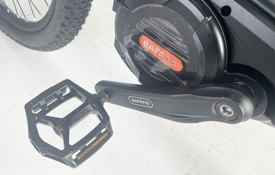 26*4&quot; πλάτος ελαστικού 48V 1000W 17AH BAFANG Μεσαίος κινητήρας Ηλεκτρικό πλήρης ανάρτησης ποδήλατο βουνού
