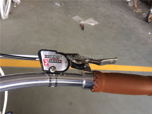 Lady Road Bike Inner 3 Speed Chrome Frame Πολιτικό ποδήλατο με χάλυβα υλικό πιρούνι 11KGS