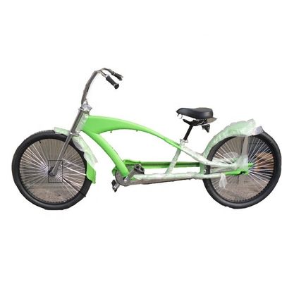 Αλουμινίου κράμα Rim 24inch 3.0 Τεχνη δίσκο φρένο Long Chopper Beach Cruiser Bike OEM / ODM