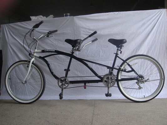 OEM 26 ιντσών ενήλικες Tandem Beach Cruiser Bike με μήκος 1,8m και χωρητικότητα φόρτωσης 300kg