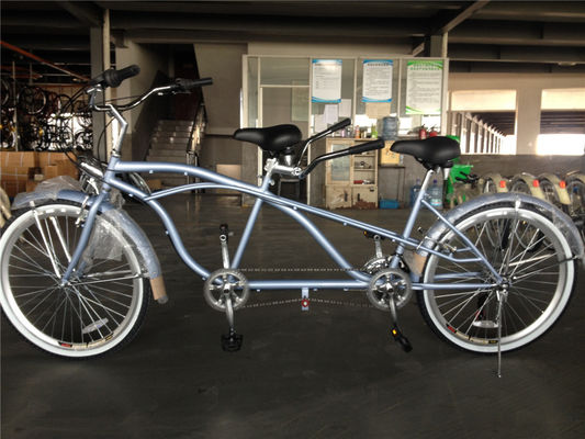 OEM 26 ιντσών ενήλικες Tandem Beach Cruiser Bike με μήκος 1,8m και χωρητικότητα φόρτωσης 300kg