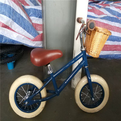 Χάλυβα υλικό πιρούνι Banwood Retro Kids Balance Bike 12 Προσαρμόστε και με 12 ίντσες