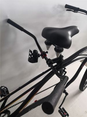 Σιδηροδρομικό κάστρο 26 ιντσών Shimano 7 ταχύτητες Beach Cruiser Tandem Bike για δύο αναβάτες