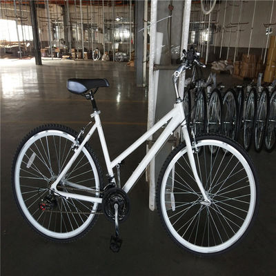 21 Speed Step Through Women Cycle Urban Lady City Υβριδικό ποδήλατο με διπλό V φρένο