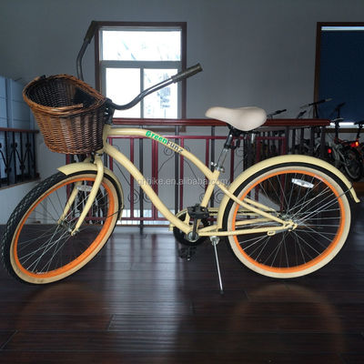 Ελαφρύ βάρος 24 ιντσών Lady Cruiser Bike Ποδήλατο με φρένο ορεινής διαδρομής Ακαθάριστο βάρος 13kg