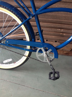 26 ιντσών ανδρών Beach Cruiser ποδήλατο με πίσω φορτηγό και μονό ταχύτητα σκληρό πλαίσιο χάλυβα