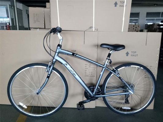 21 Speed Urban Fitness Bike Double V Brake Comfort Υβριδικό ποδήλατο χωρίς ανάρτηση πιρούνι