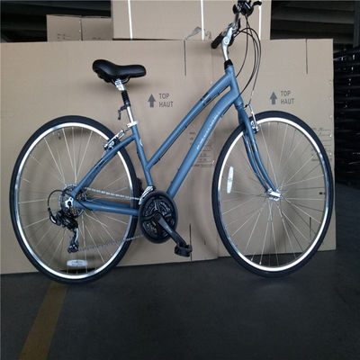 21 Speed Urban Fitness Bike Double V Brake Comfort Υβριδικό ποδήλατο χωρίς ανάρτηση πιρούνι