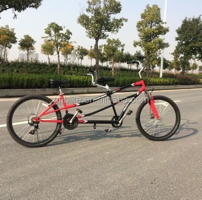 Shimano 7 Speed Tandem Bike 26 &quot;Κατασκευαστικό Tandem ποδήλατο με ατσάλινο πλαίσιο και δύο καθίσματα
