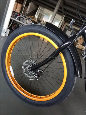 26 ιντσών 3.0 λάστιχο λάστιχο άνδρες beach cruiser ποδήλατο με Shimano 7 ταχύτητα και φρένο δίσκου