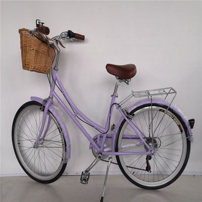 KMC 7 Gear Classic Lady Bike 28 Κυρίες Βίντεζ ποδήλατο 26 Ρέτρο Γυναίκες ποδήλατα με καλάθι